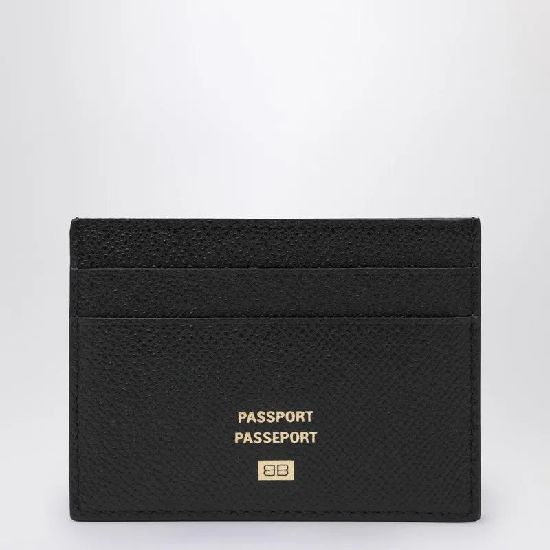 Black Leather Passport Holder sold by Wanan Luxury product image thumbnail 2