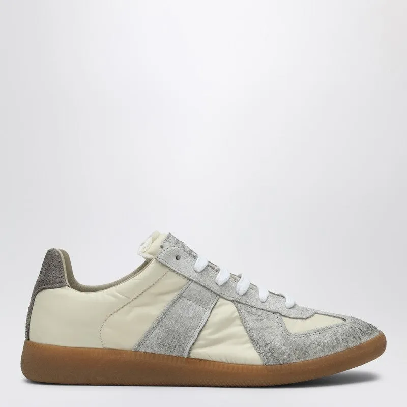 Replica Sneakers In Light Beige And Grey sold by Wanan Luxury
