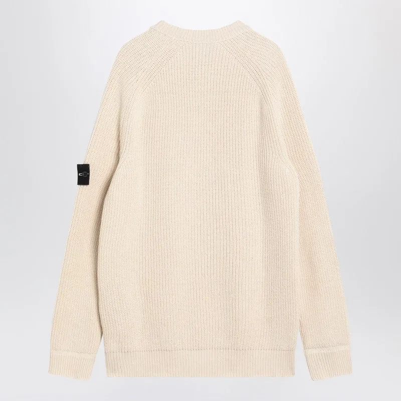 Ivory Cotton Sweater sold by Wanan Luxury product image thumbnail 2