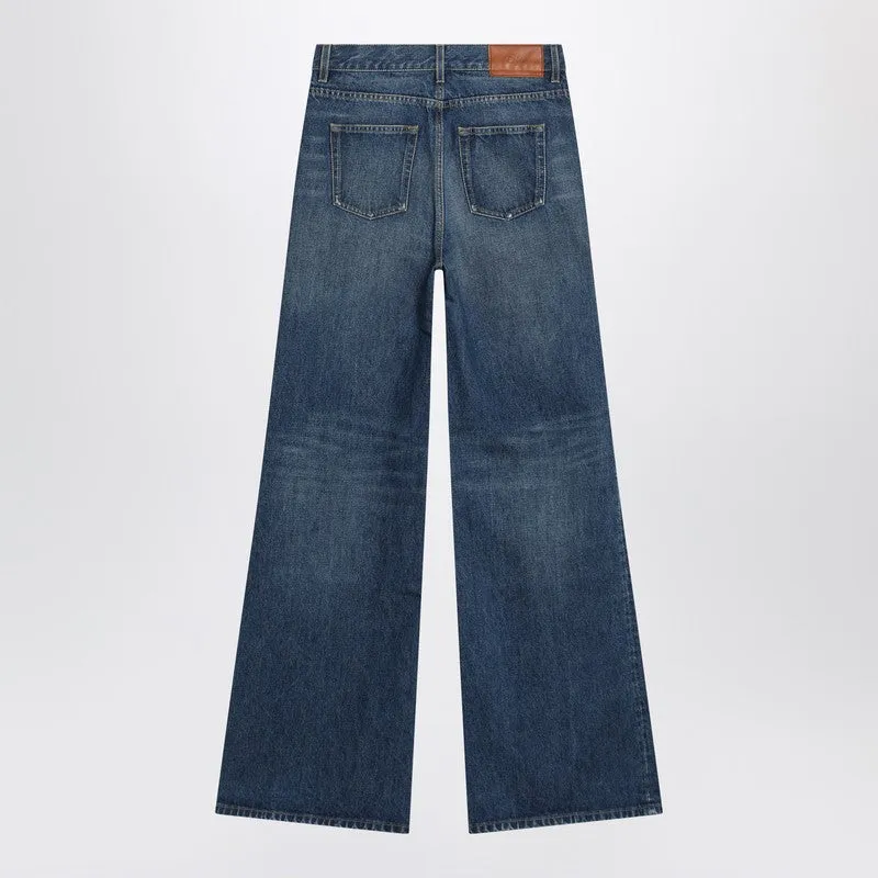 Flared Blue Jeans sold by Wanan Luxury product image thumbnail 2