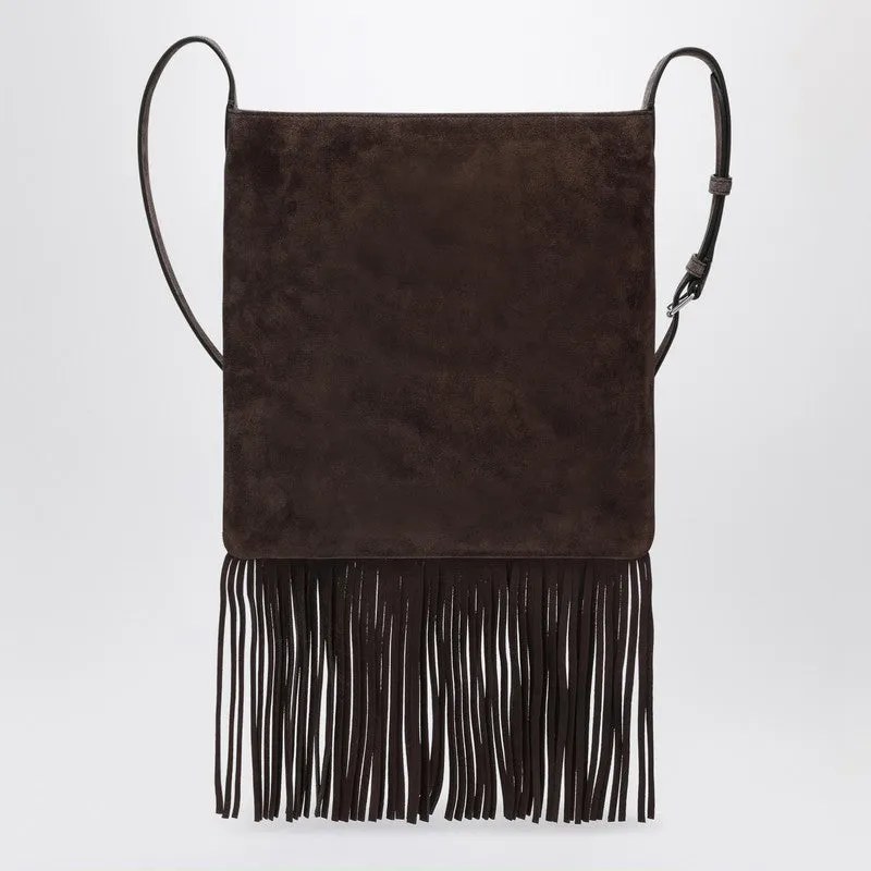 Nellcôte Dark Brown Suede Bag sold by Wanan Luxury product image thumbnail 2