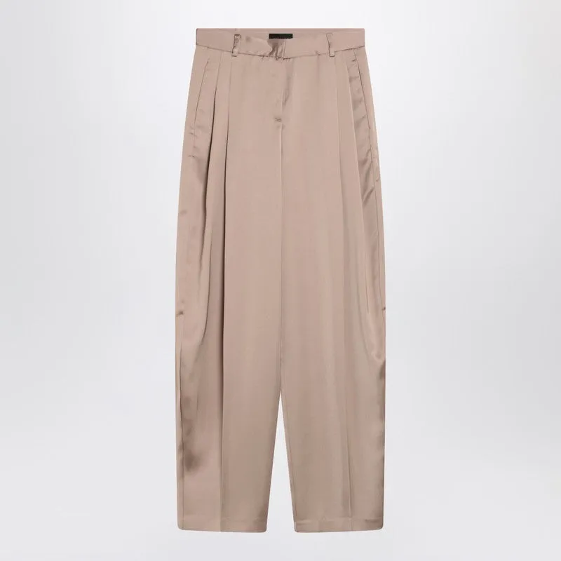 Wide Greige Pants made by The Andamane