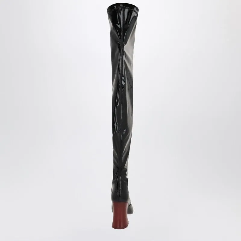 Janis Over-The-Knee Boots In Black sold by Wanan Luxury product image thumbnail 2