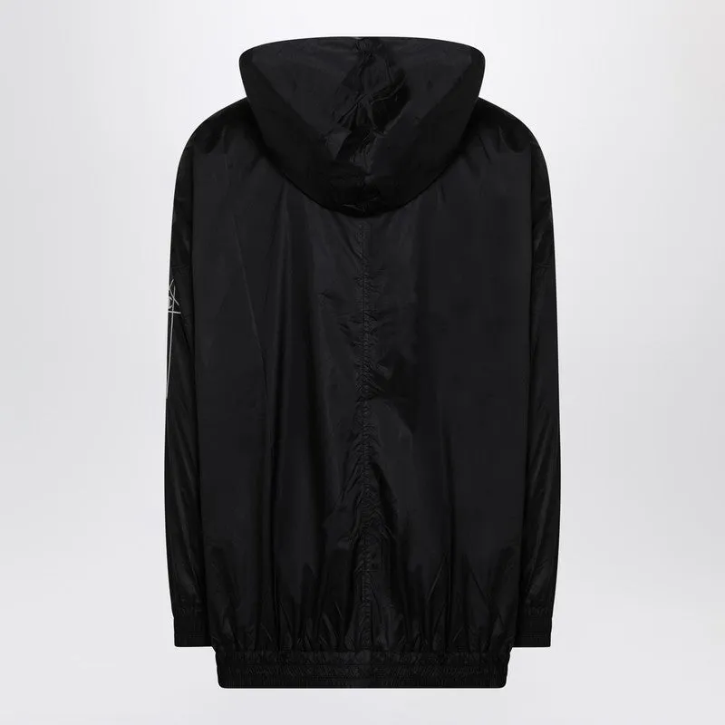 Lightweight Black Zip Jacket In Nylon sold by Wanan Luxury product image thumbnail 2