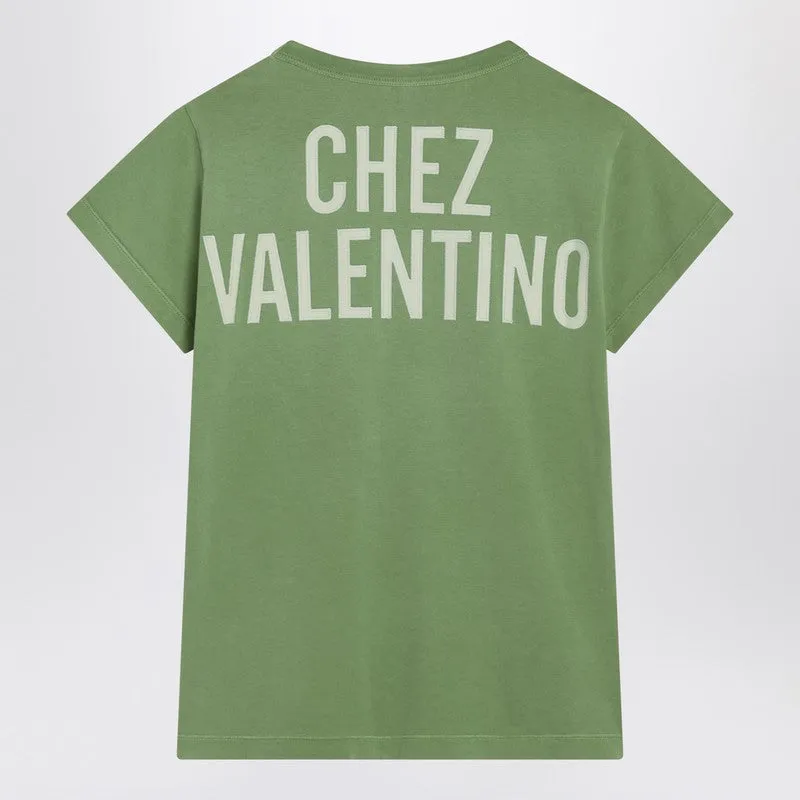 Green T-Shirt By Chez Valentino sold by Wanan Luxury product image thumbnail 2
