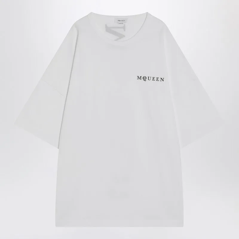 White Oversized T-Shirt With Logo sold by Wanan Luxury