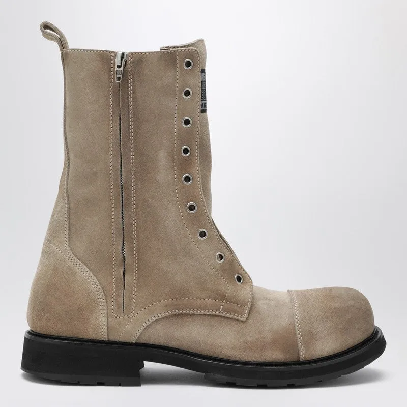 Sand Suede Boots made by Balenciaga