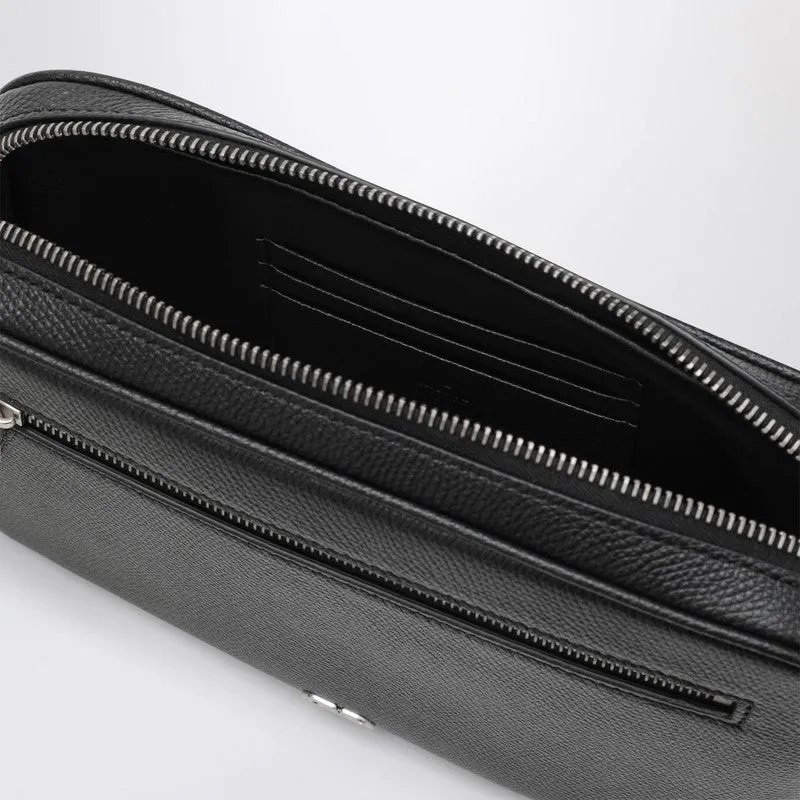 Vlogo Signature Clutch Black In Grained Calfskin sold by Wanan Luxury product image thumbnail 2