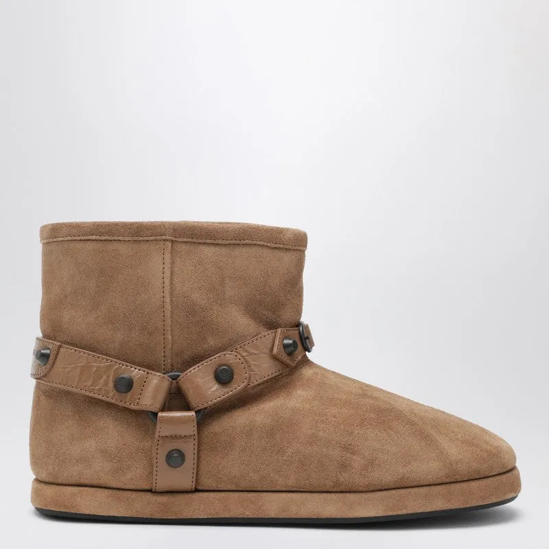 Alaska Soft Camel Ankle Boots sold by Wanan Luxury