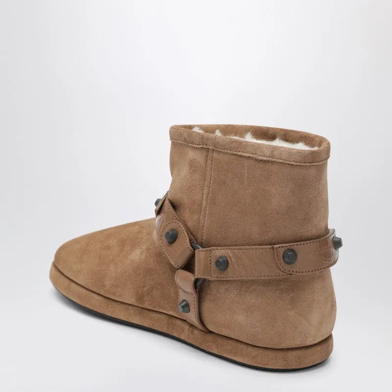 Alaska Soft Camel Ankle Boots sold by Wanan Luxury product image thumbnail 2