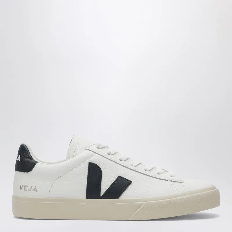 Campo Sneakers In White And Black Leather made by Veja