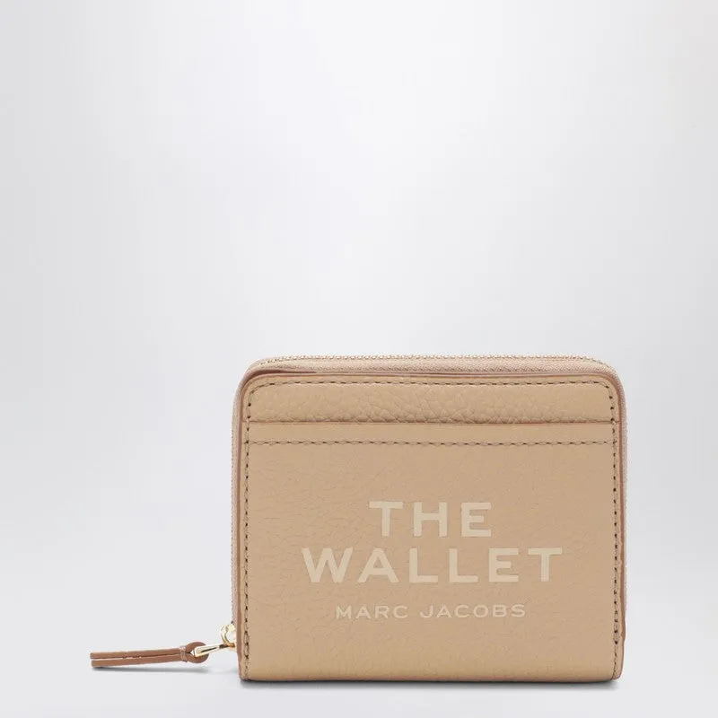 Mini Beige Full-Grain Leather Wallet sold by Wanan Luxury