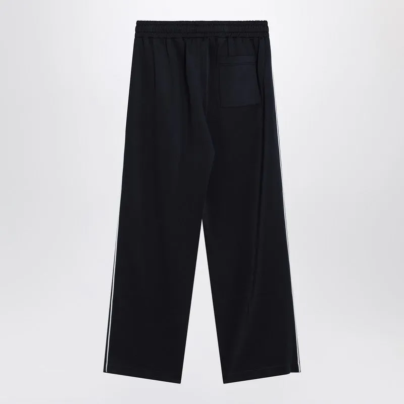 Navy Blue Pants In Technical Jersey sold by Wanan Luxury product image thumbnail 2