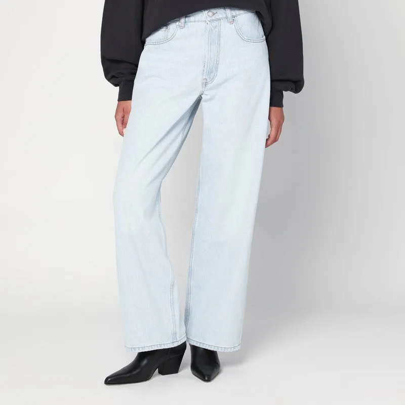 Light Blue Jeans In Organic Denim sold by Wanan Luxury