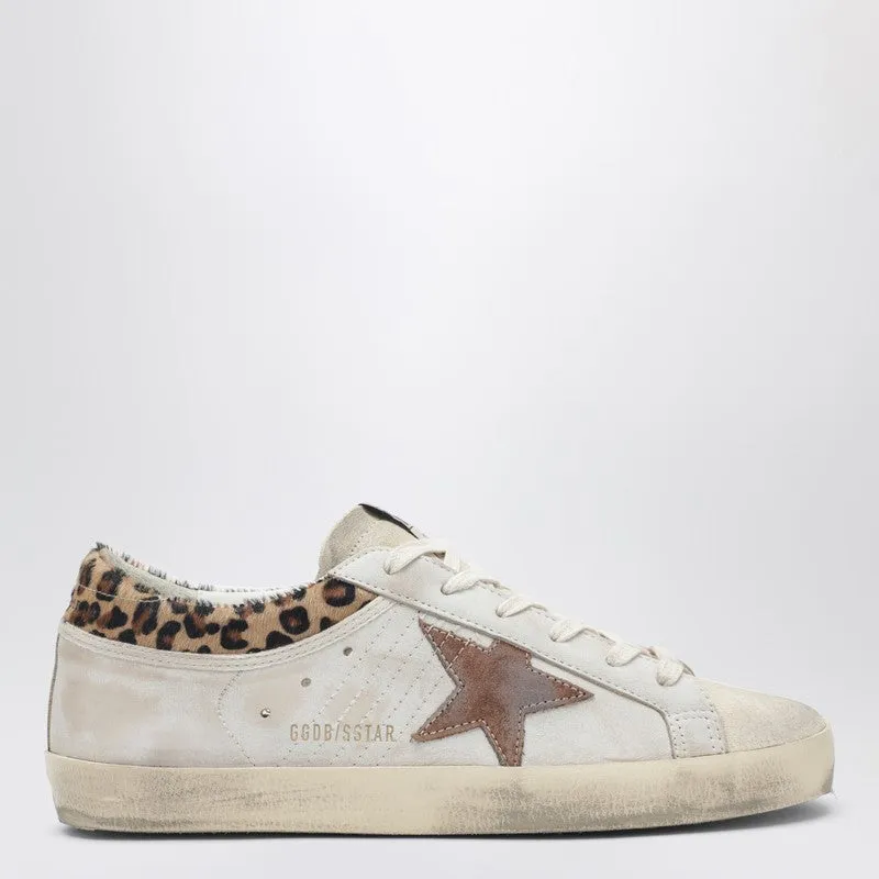 Super-Star Beige Sneaker With Pony Hair Details made by Golden Goose
