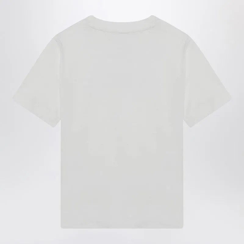 White T-Shirt With Logo Print sold by Wanan Luxury product image thumbnail 2