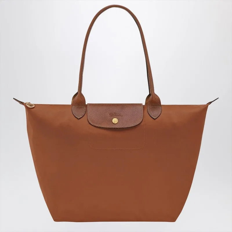 Cognac-Coloured Le Pliage Original L Bag sold by Wanan Luxury