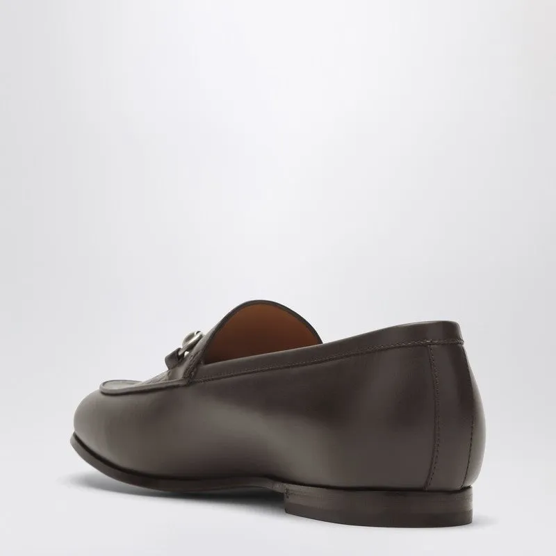 Brown Leather Gg Moccasin With A Buckle sold by Wanan Luxury product image thumbnail 2