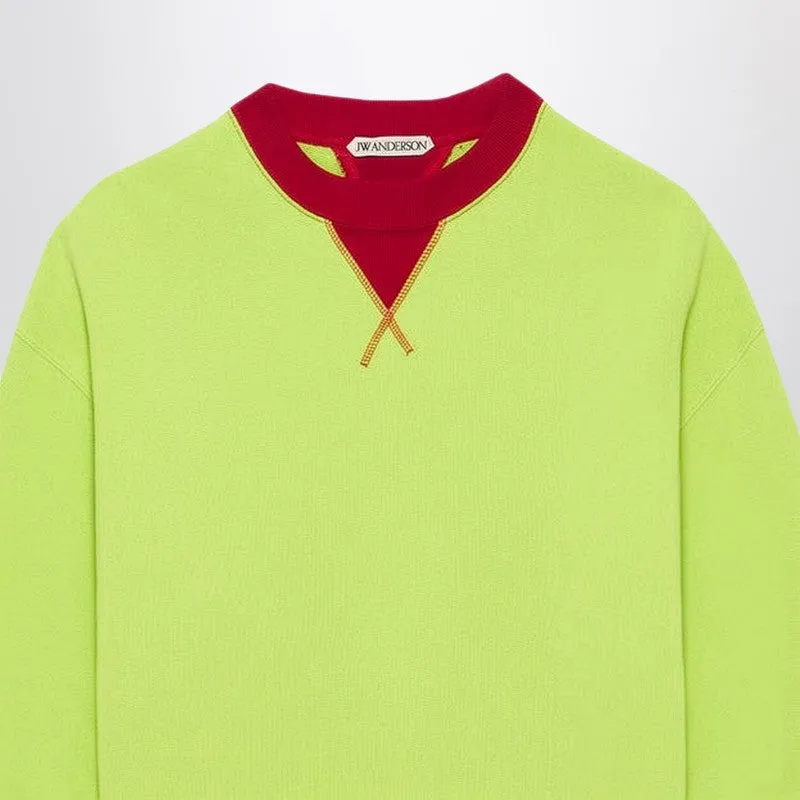 Lime/Red Crewneck Sweatshirt sold by Wanan Luxury product image thumbnail 2