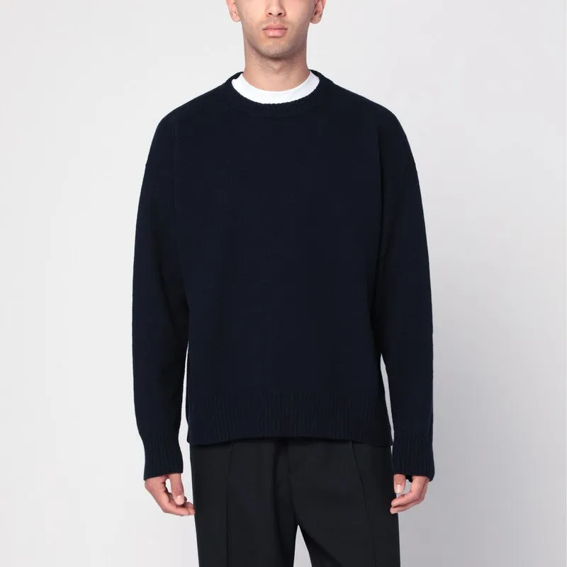 Midnight Blue Cotton T-Shirt made by Jil Sander