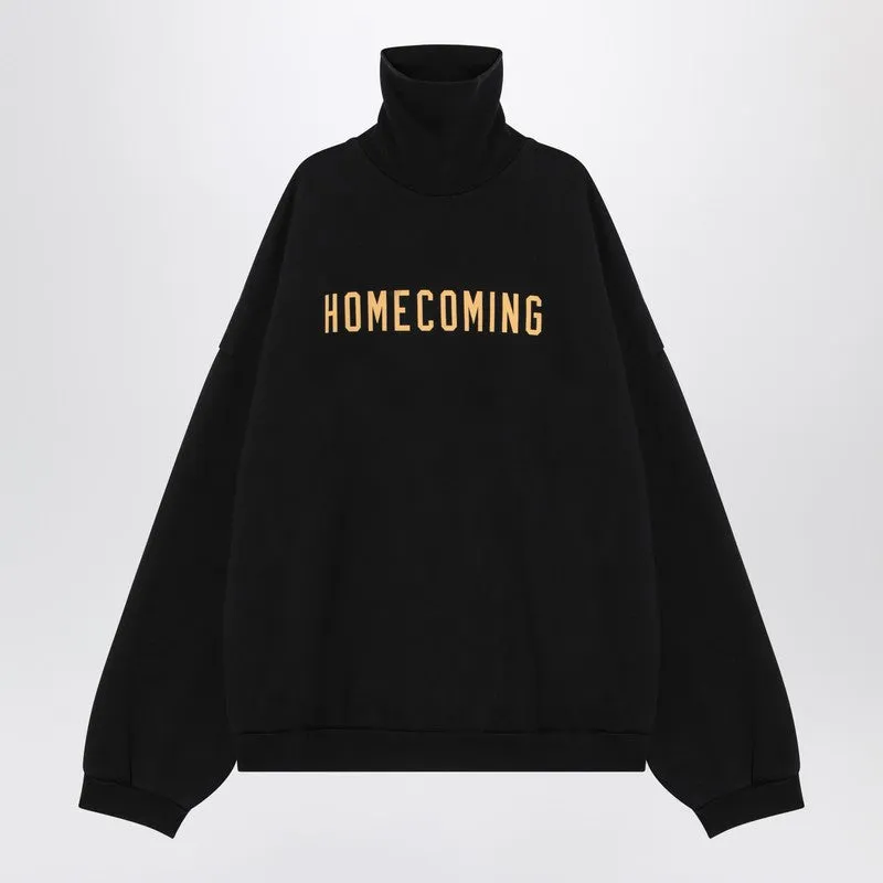 High-Necked Black Homecoming Sweatshirt sold by Wanan Luxury
