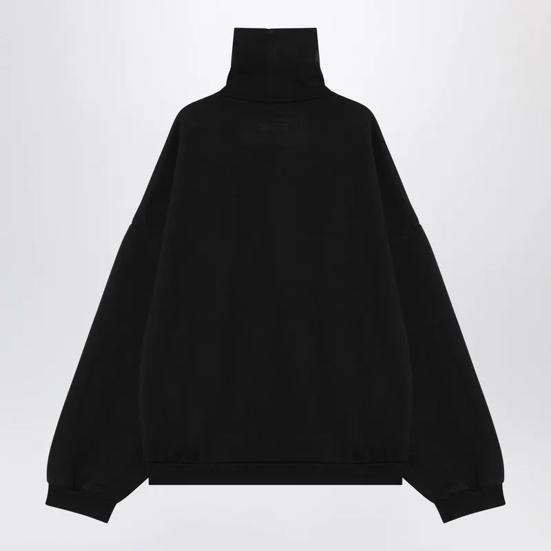 High-Necked Black Homecoming Sweatshirt sold by Wanan Luxury product image thumbnail 2