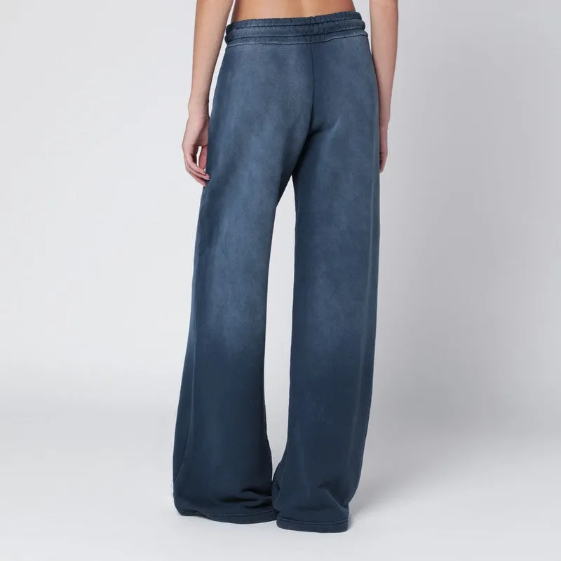 Blue Washed-Effect Jogging Trousers sold by Wanan Luxury product image thumbnail 2