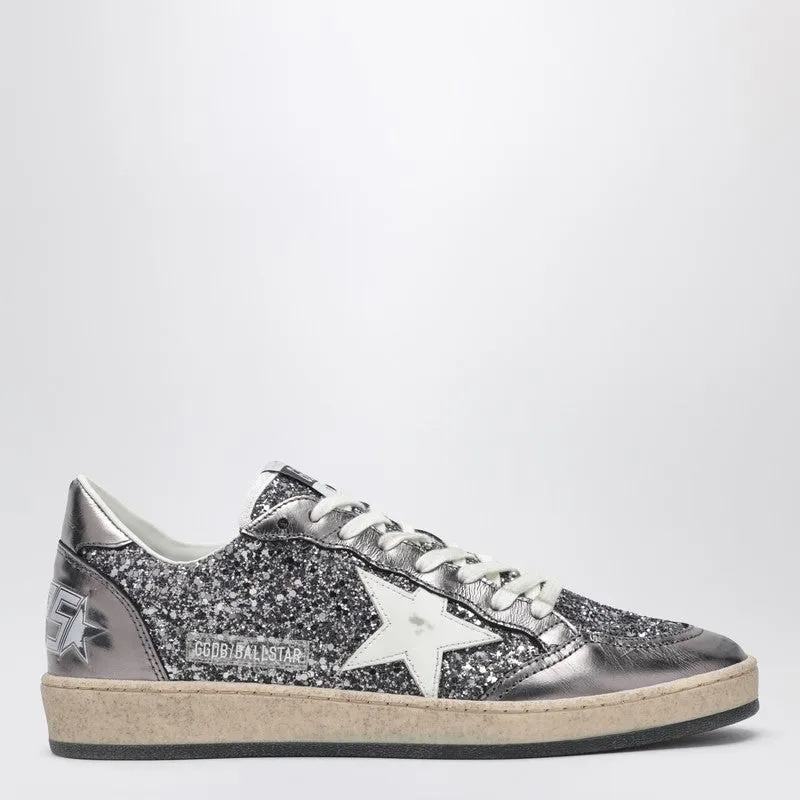 Ballstar Silver Glitter Sneaker sold by Wanan Luxury