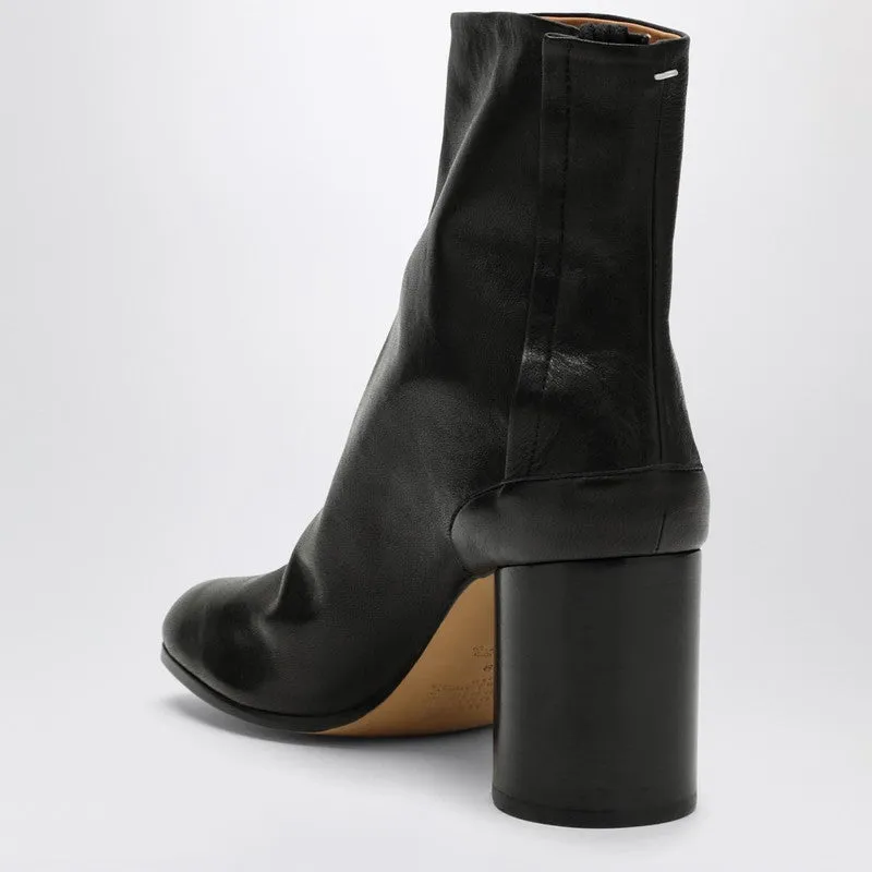 Black Leather Tabi Ankle Boots sold by Wanan Luxury product image thumbnail 2