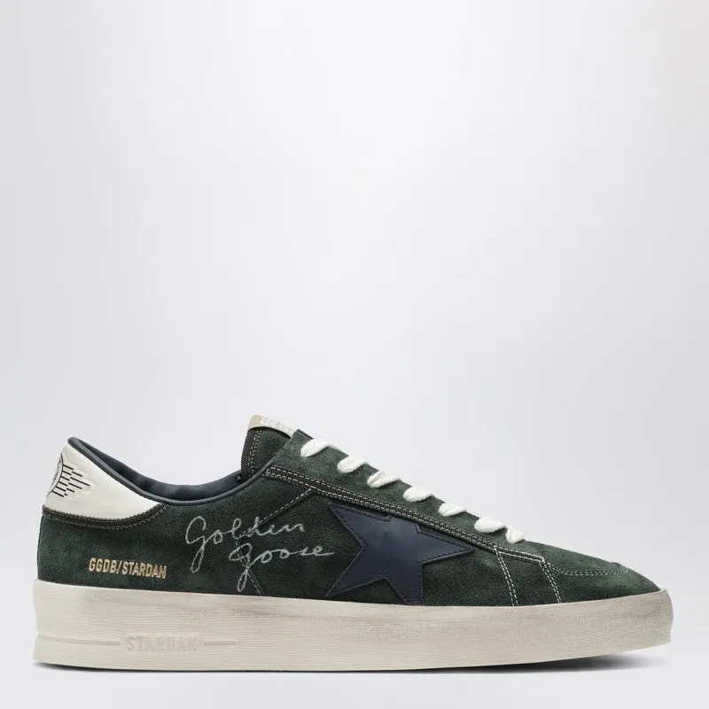 Green And Blue Stardan Sneaker sold by Wanan Luxury