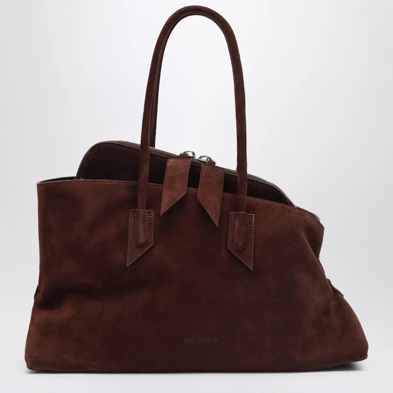 La Passeggiata Medium Light Chocolate Bag sold by Wanan Luxury