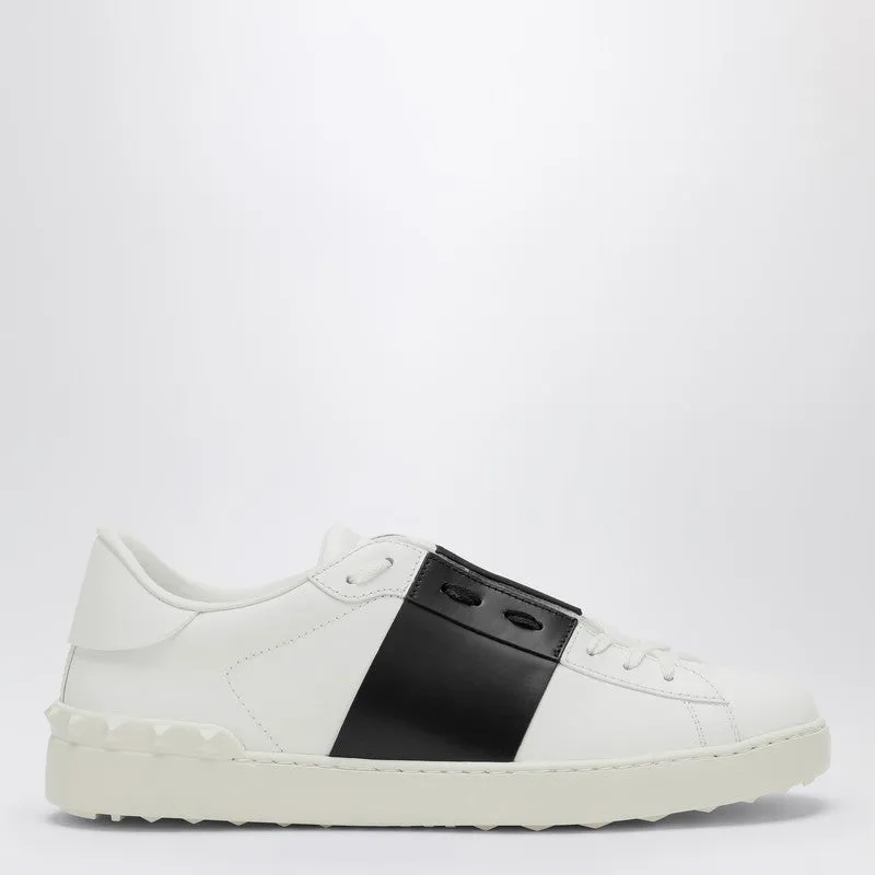 White/Black Open Sneaker sold by Wanan Luxury