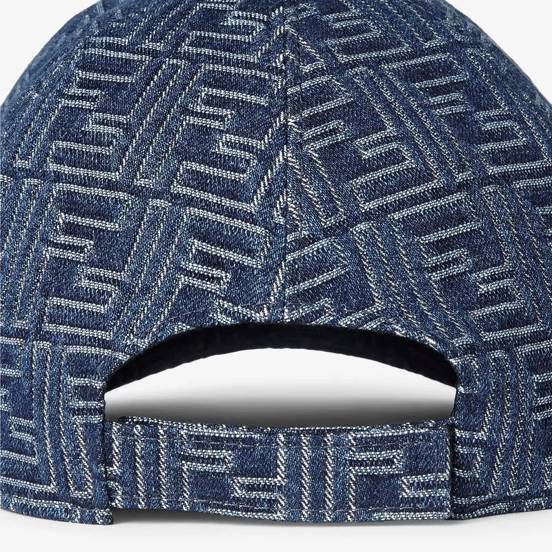 Baseball Cap In Blue Ff Denim sold by Wanan Luxury product image thumbnail 2