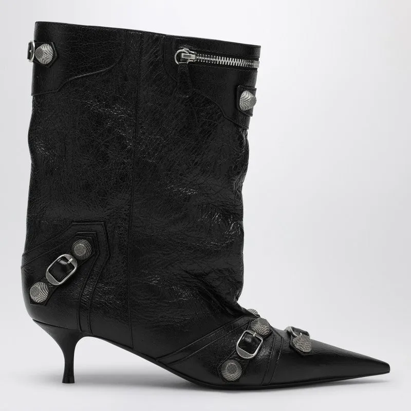 Cagole Wide Black Ankle Boot sold by Wanan Luxury