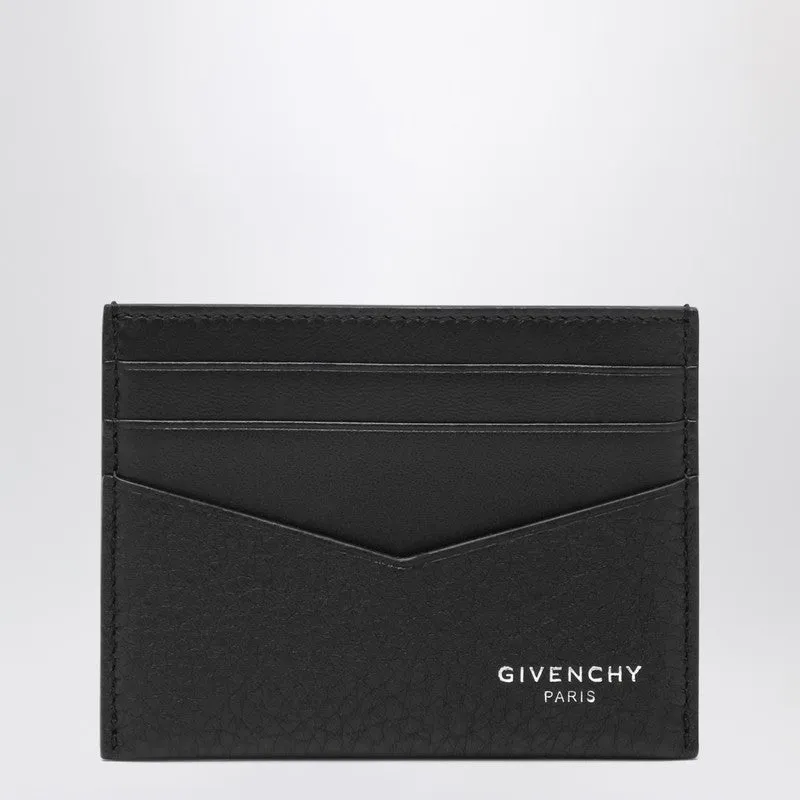 Black Smooth Leather Card Holder sold by Wanan Luxury