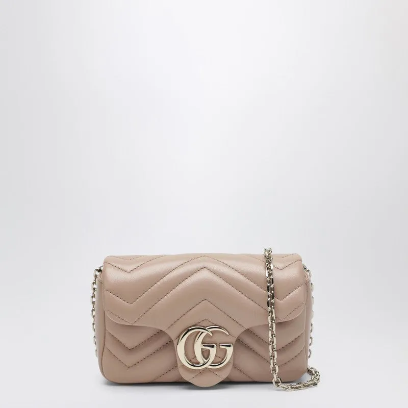 Mini Gg Marmont Shoulder Bag In Pale Pink sold by Wanan Luxury