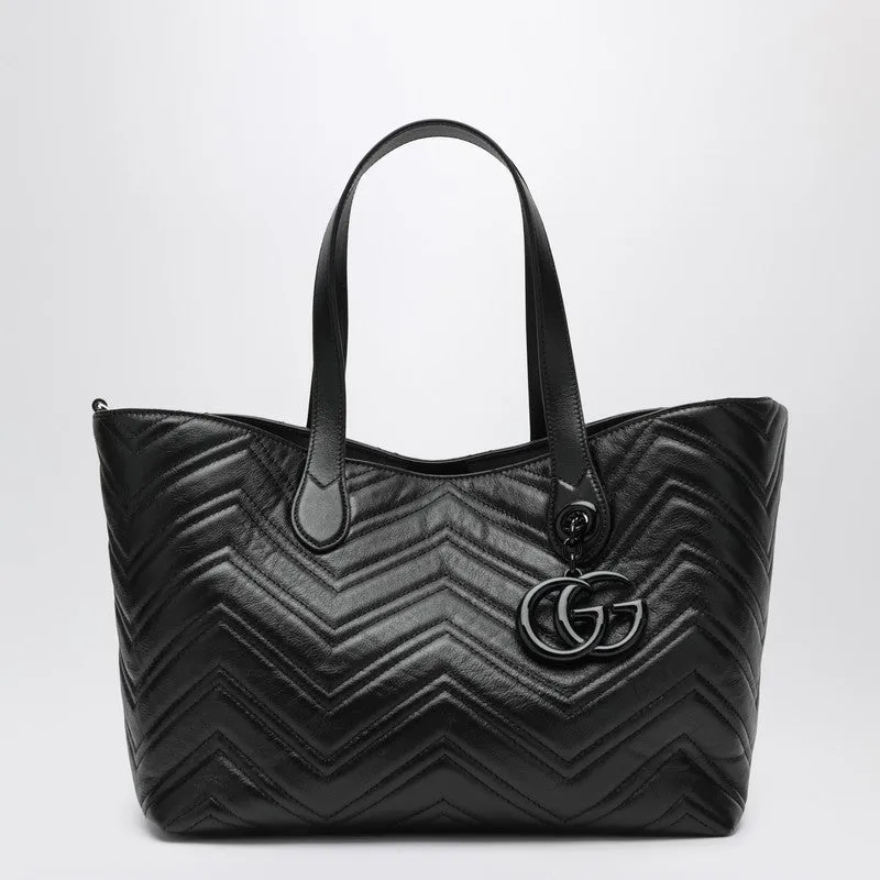 Medium Black Gg Marmont Shopping Bag made by Gucci