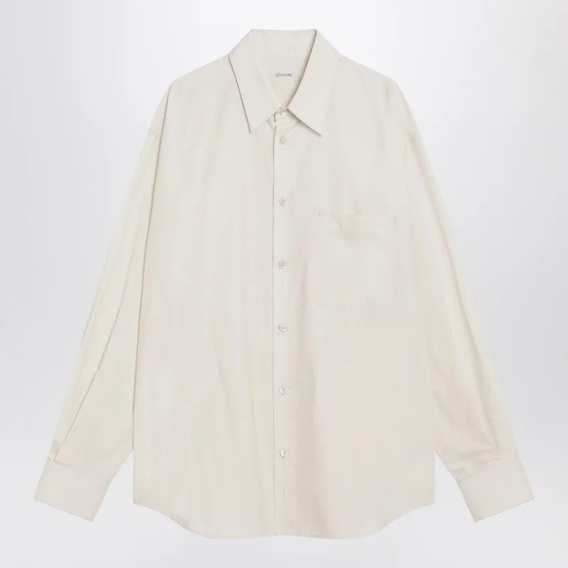 Ivory Cotton And Silk Shirt sold by Wanan Luxury