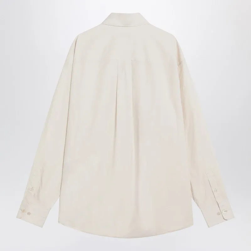 Ivory Cotton And Silk Shirt sold by Wanan Luxury product image thumbnail 2