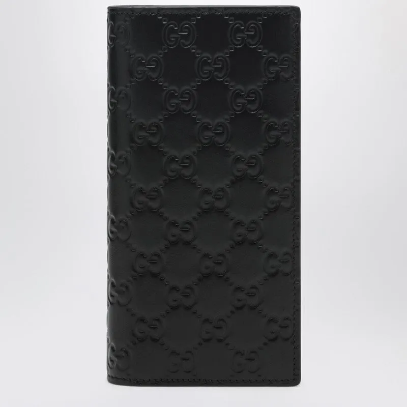 Black Gg Emblem Long Wallet sold by Wanan Luxury