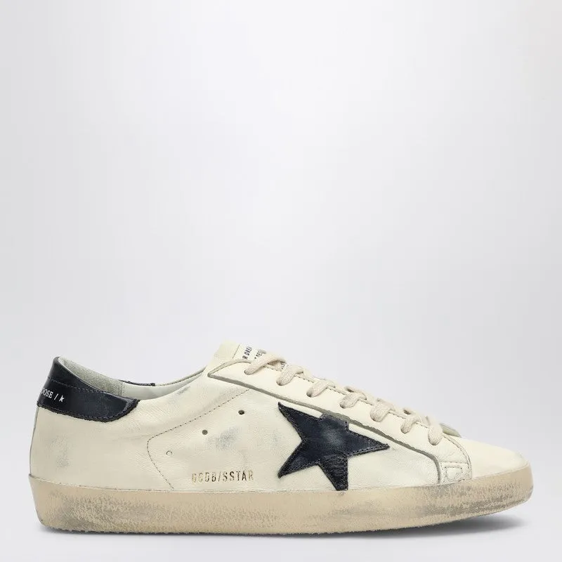 Super-Star Beige/Blue Low Sneaker sold by Wanan Luxury