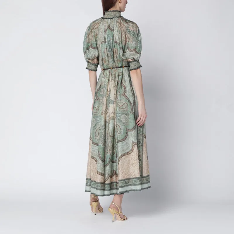 Wanderlust Billow Dress With Tapestry Print sold by Wanan Luxury product image thumbnail 2