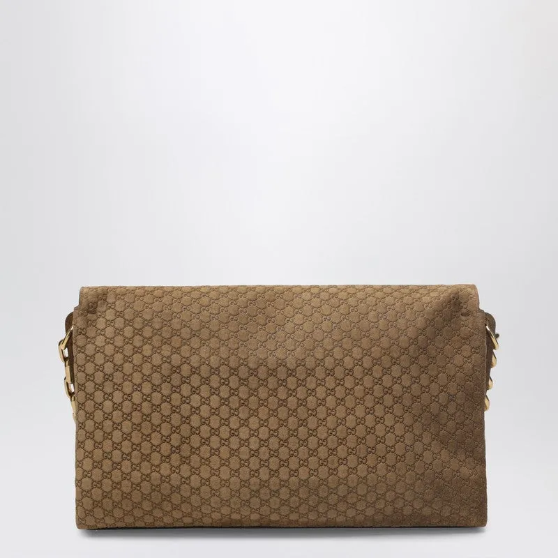 Large Beige Gg Suede Shoulder Bag sold by Wanan Luxury product image thumbnail 2