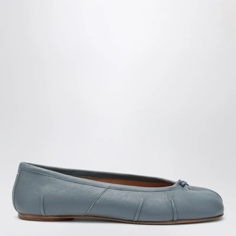 Grey-Blue Tabi New Ballet Flats sold by Wanan Luxury