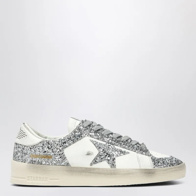 Stardan White/Glitter Silver Sneaker sold by Wanan Luxury