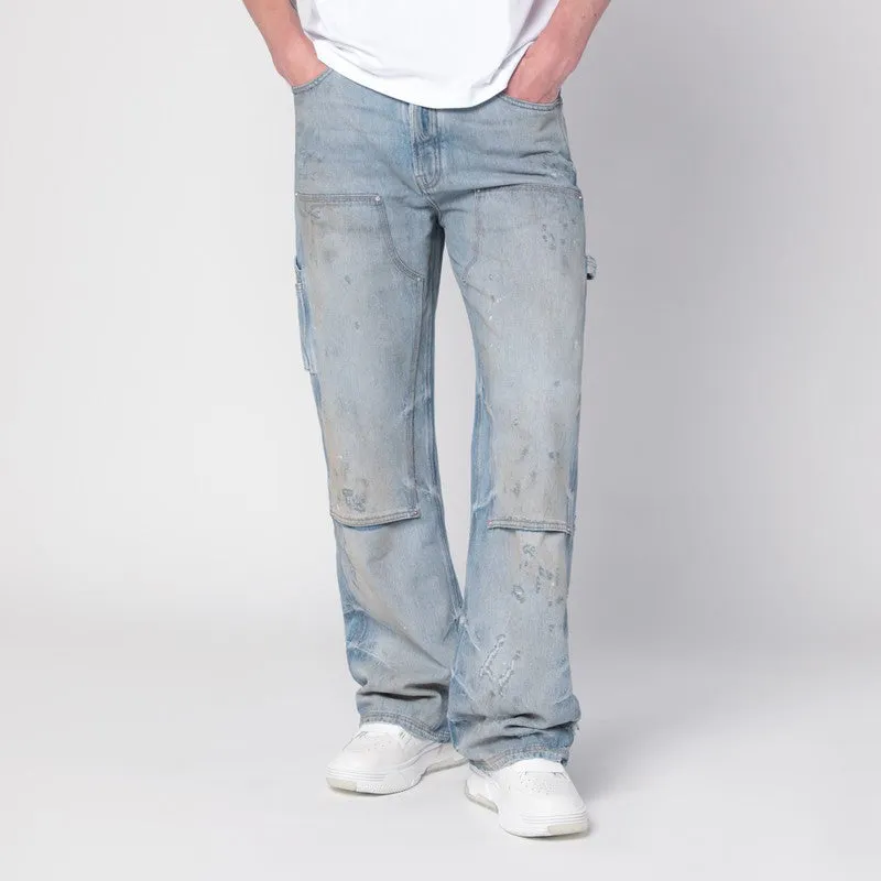 Jeans Carpenter Light Washed Blue sold by Wanan Luxury
