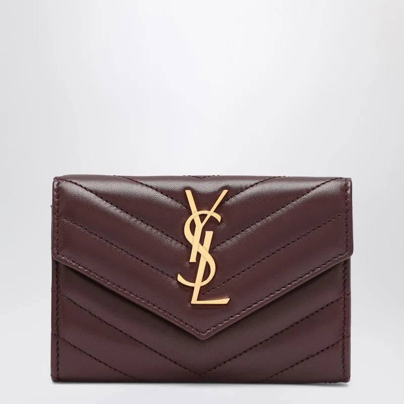 Burgundy Cassandre Wallet sold by Wanan Luxury