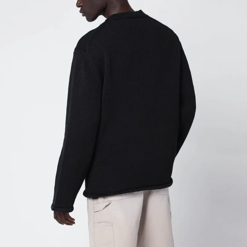 Black Cotton Sweater sold by Wanan Luxury product image thumbnail 2