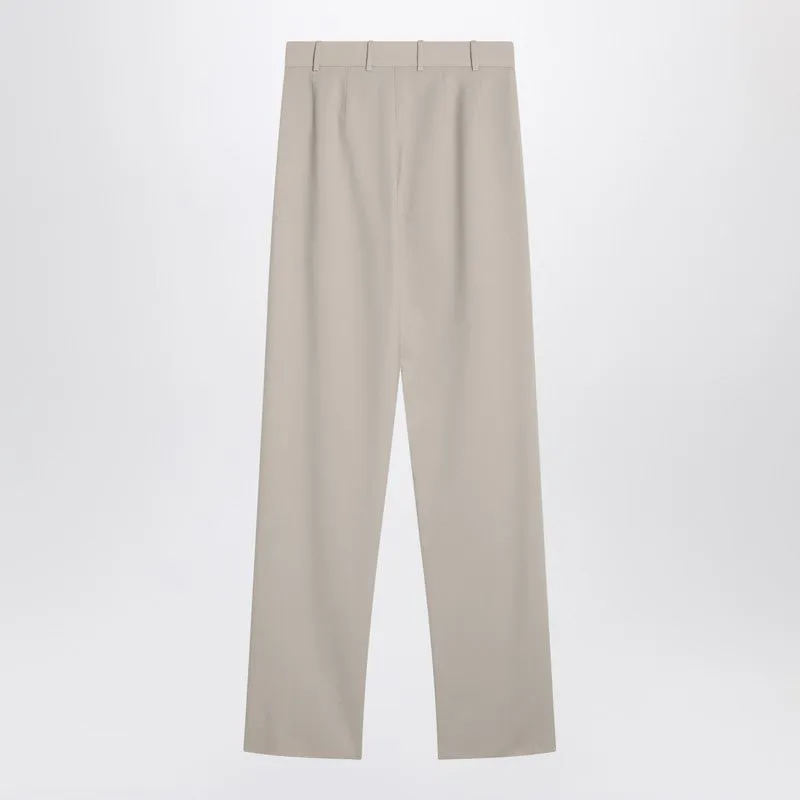 Beige Wool Trousers sold by Wanan Luxury product image thumbnail 2