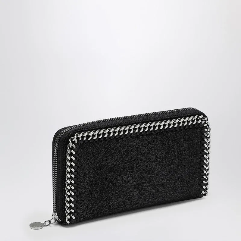 Black Zip Around Falabella Wallet sold by Wanan Luxury